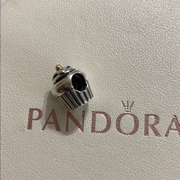 Pandora Authentic CupCake 🧁 Charm two tone !! - Picture 7 of 7
